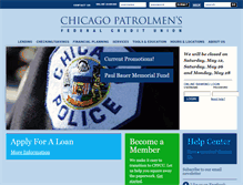 Tablet Screenshot of cpdfcu.com